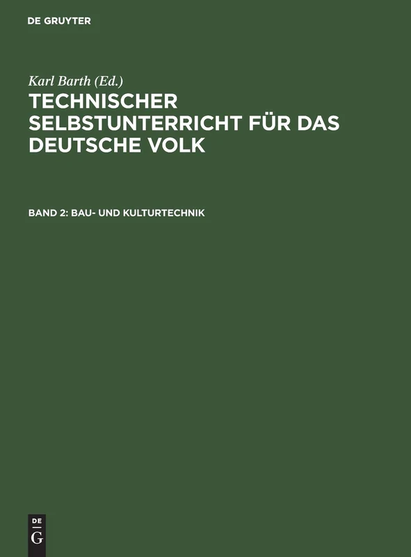 Bau- Und Kulturtechnik