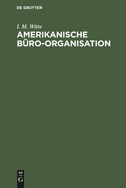 Amerikanische Büro-Organisation - Image 1