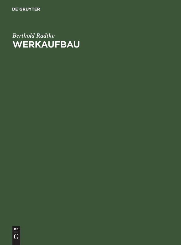 Werkaufbau: Ein Leitfaden
