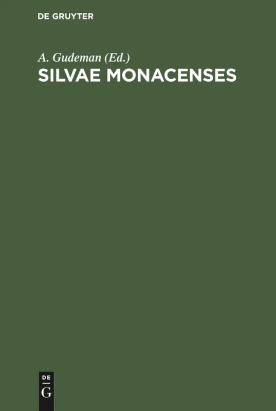 Silvae Monacenses: Festschrift Zur 50jährigen Gründungsfeier Des Philologisch-Historischen Vereins an Der Universität München