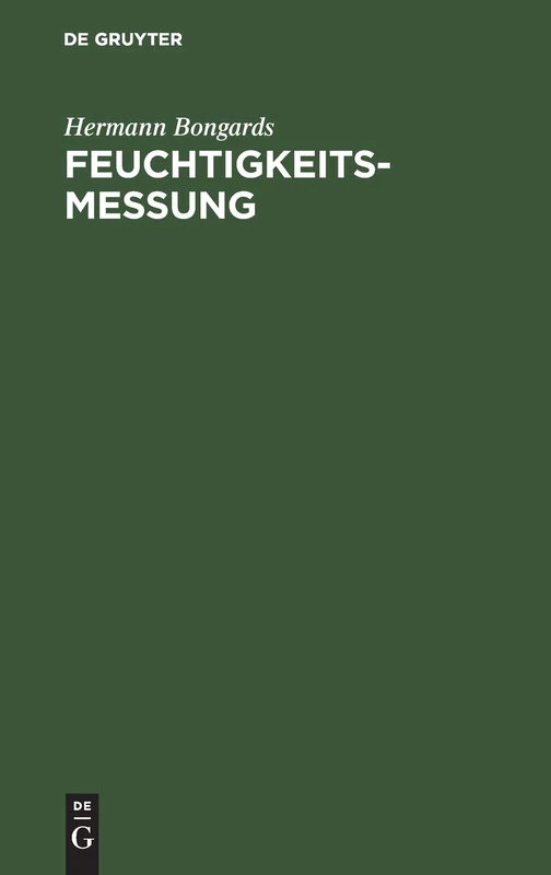 Feuchtigkeitsmessung