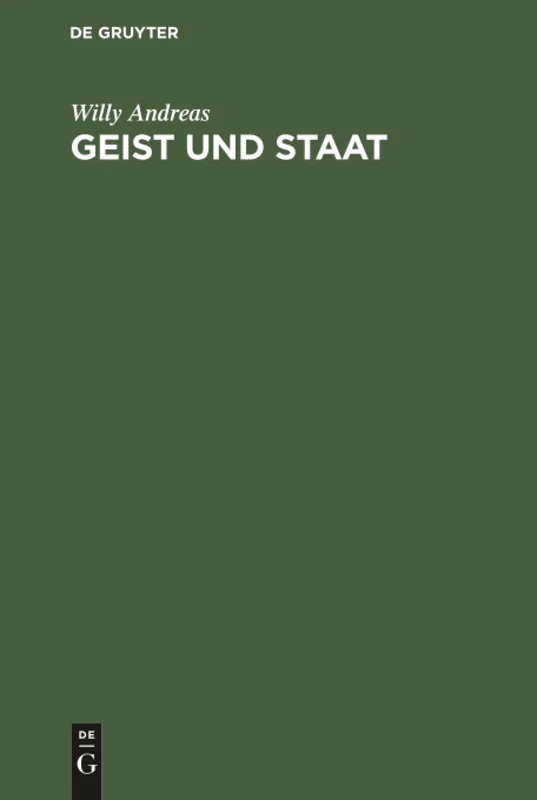 Geist und Staat: Historische Porträts