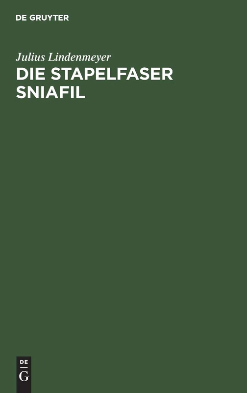 Die Stapelfaser Sniafil: Ihre Verarbeitung Nach Dem Baumwollverfahren Vom Rohstoff Bis Zum Veredelten Gewebe Unter Besonderer Berücksichtigung Der Fasereigenschaften - Image 1