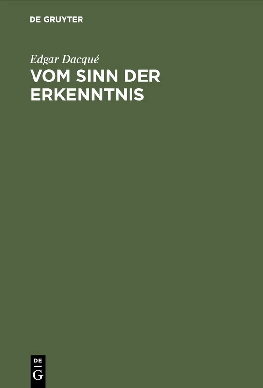 Vom Sinn der Erkenntnis: Eine Bergwanderung