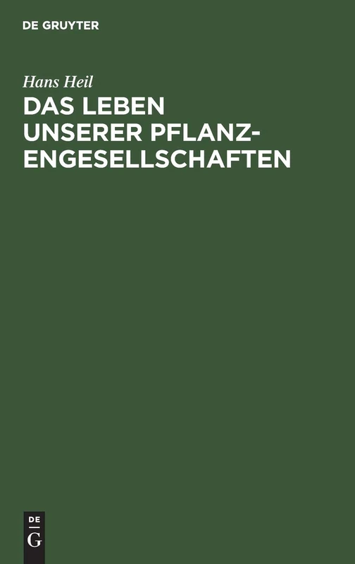 Das Leben unserer Pflanzengesellschaften
