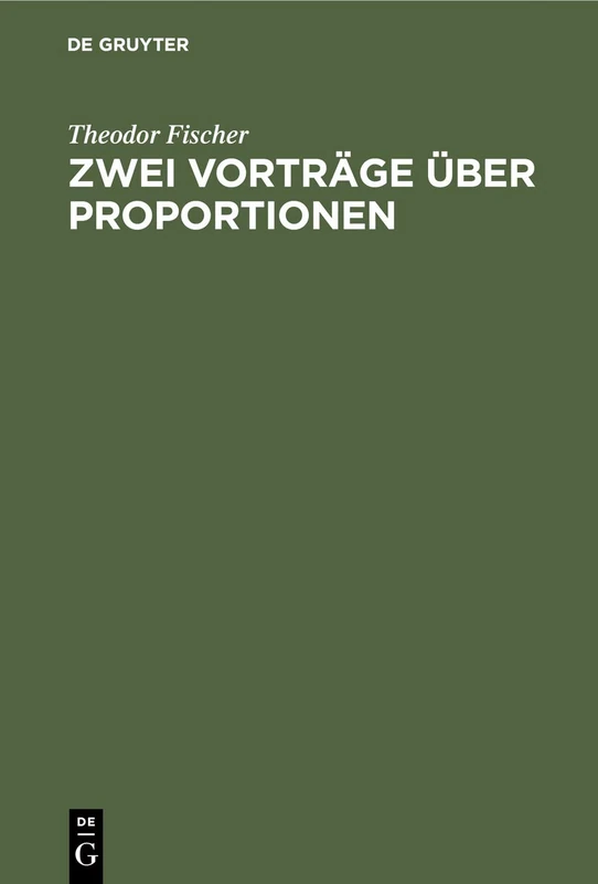 Zwei Vorträge über Proportionen - Image 1