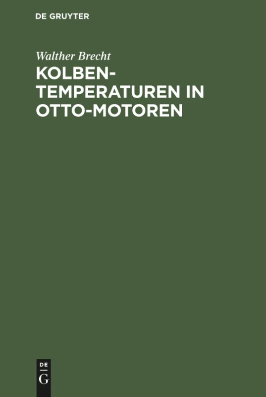 Kolbentemperaturen in Otto-Motoren