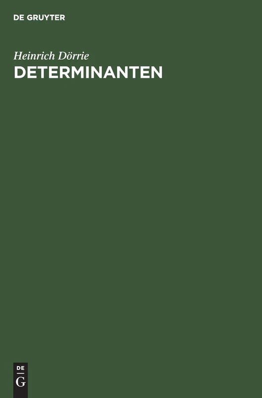 Determinanten