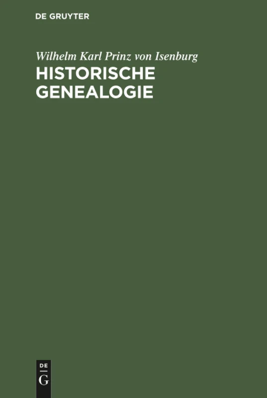Historische Genealogie