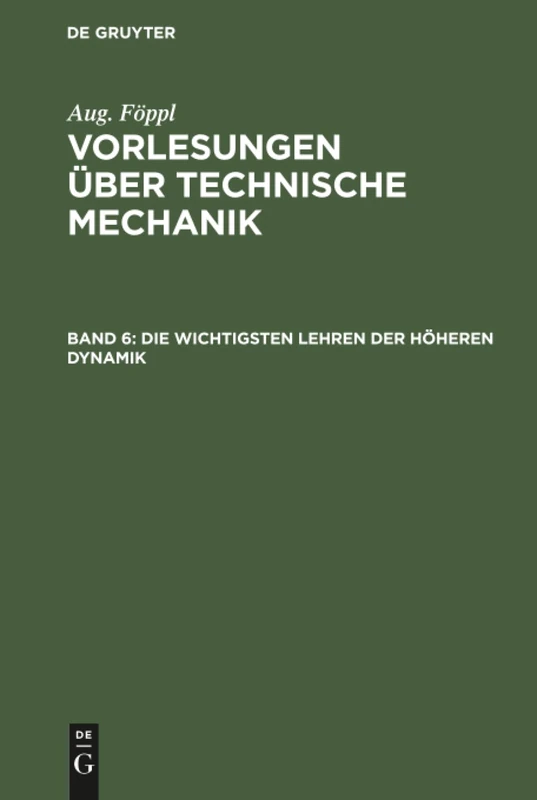 Die wichtigsten Lehren der höheren Dynamik