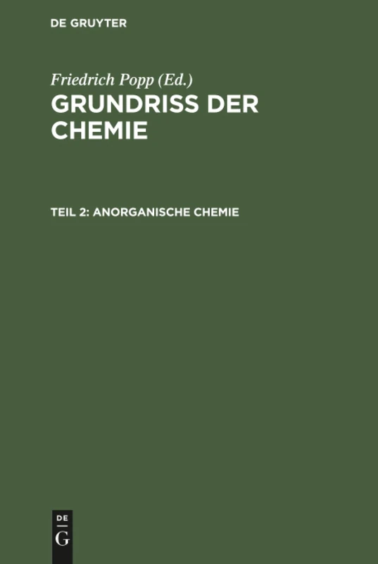 Anorganische Chemie