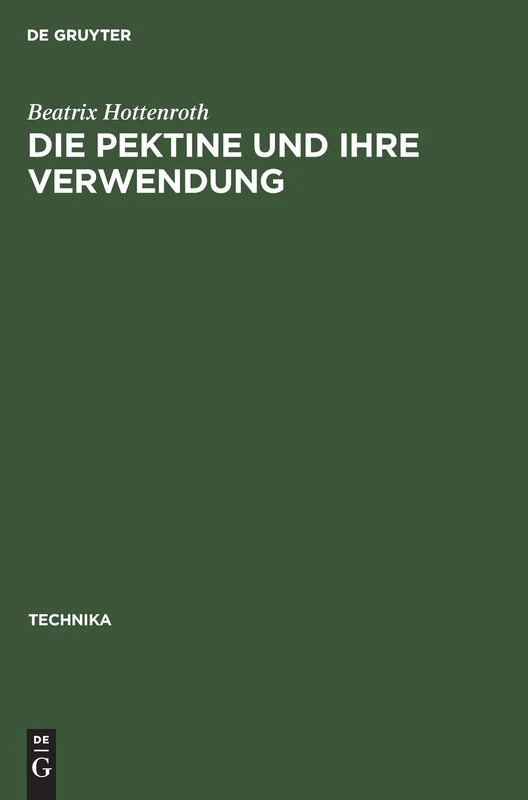 Die Pektine und ihre Verwendung: 5 (Technika)