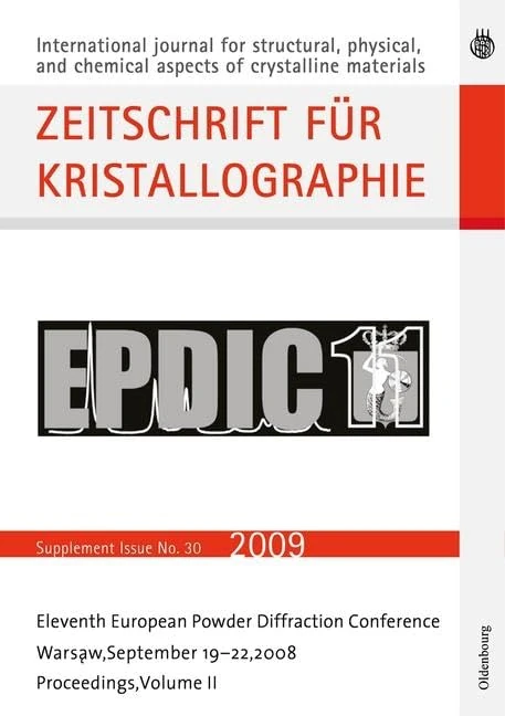 Eleventh European Powder Diffraction Conference - De Gruyter