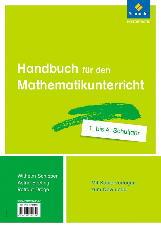 Handbuch für den Mathematikunterricht an Grundschulen: Bände 1. - 4. Schuljahr