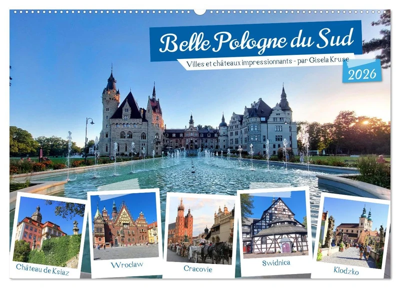 Belle Pologne du Sud (Calendrier mural 2026 DIN A2 vertical), CALVENDO calendrier mensuel: Le Sud de la Pologne offre une multitude de points forts culturels et touristiques - Image 1