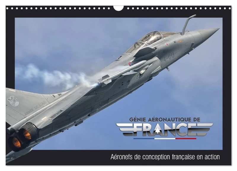 Génie aéronautique de France (Calendrier mural 2026 DIN A3 vertical), CALVENDO calendrier mensuel: Aéronefs de conception française en action - Image 1