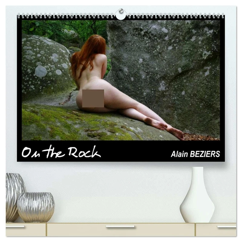 On the Rock (Calendrier mural 2026 DIN A2 vertical) calendrier de bureau: Photos érotiques de la beauté de la femme ! - Image 1