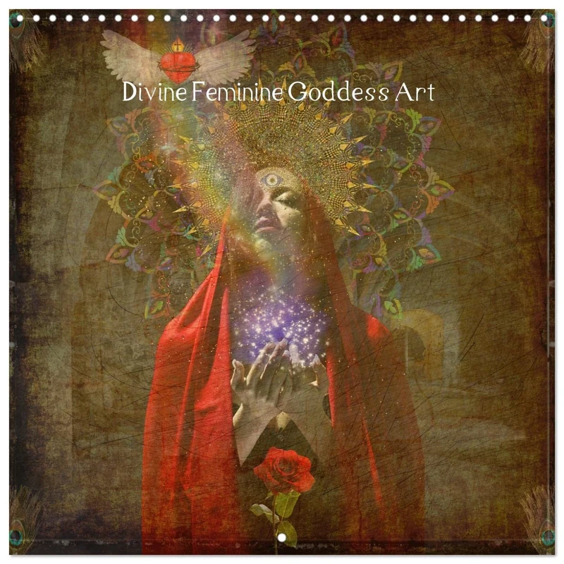 Divine Feminine Goddess Art (Wall Calendar 2026 12" x 24" / 30 x 60 cm (open)) CALVENDO 12 Month Wall Calendar