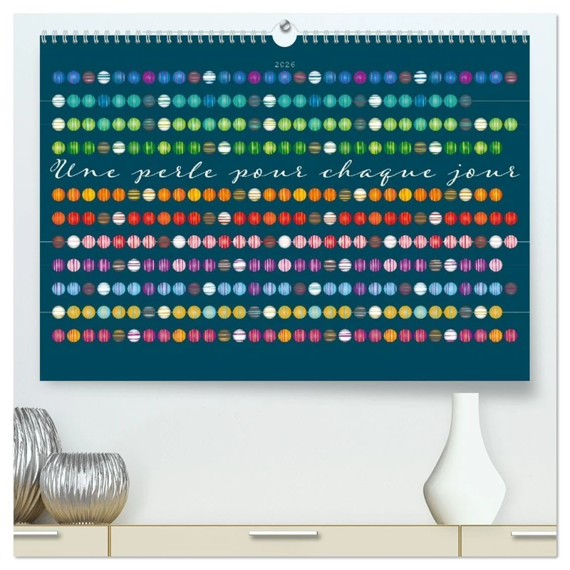 Une perle pour chaque jour (Calendrier mural 2026 DIN A2 vertical) calendrier de bureau: Un calendrier d'un tout autre genre