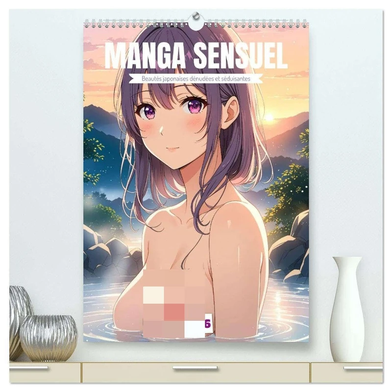 MANGA SENSUEL - Beautés japonaises dénudées et séduisantes (Calendrier mural 2026 DIN A2 horizontal) calendrier de bureau: Beautés japonaises ... pour amateurs d'art et passionnés d'anime