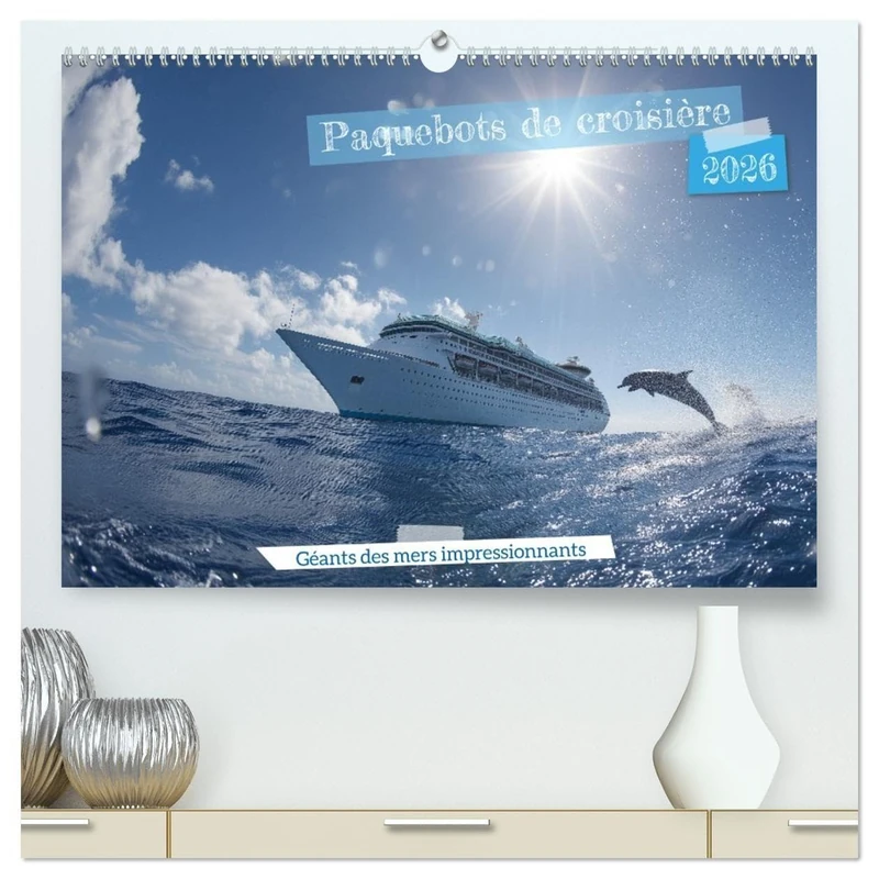 Paquebots de croisière - Géants des mers impressionnants (Calendrier mural 2026 DIN A2 vertical) calendrier de bureau: Calendrier Paquebots de ... parfaite pour les passionnés de voyages.