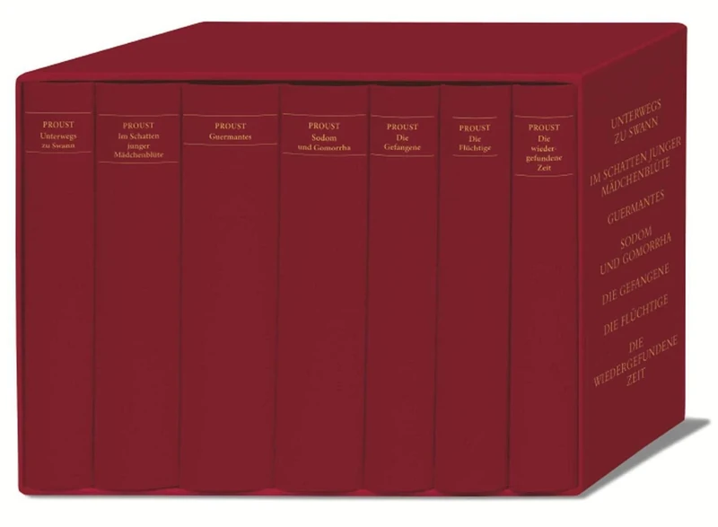 Auf der Suche nach der verlorenen Zeit. Werke. Frankfurter Ausgabe: 7 Bände in Kassette