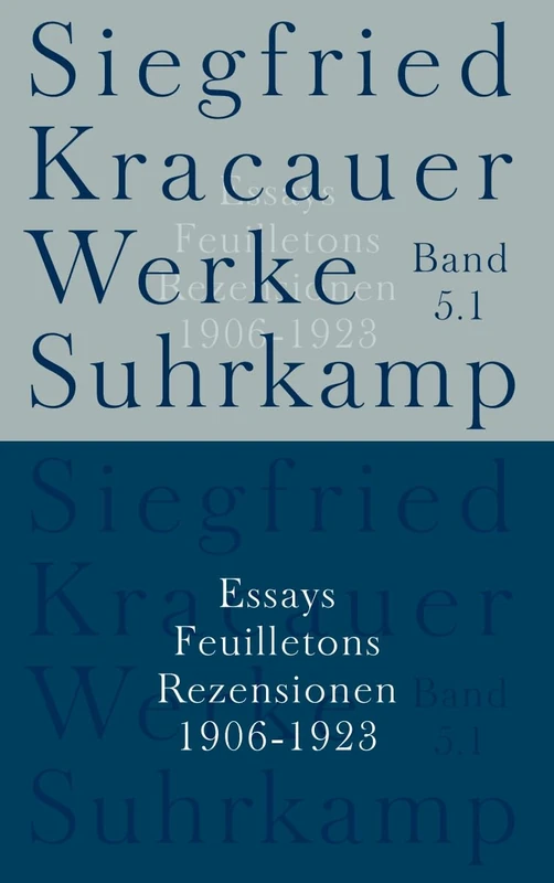 Suhrkamp Verlag Werke in neun Banden - Essays and Reviews
