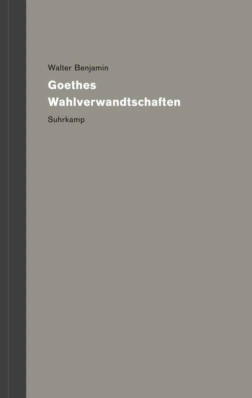 Werke und Nachlaß. Kritische Gesamtausgabe Band 4: Goethes Wahlverwandtschaften | Ein Gründungsdokument der Kulturwissenschaften
