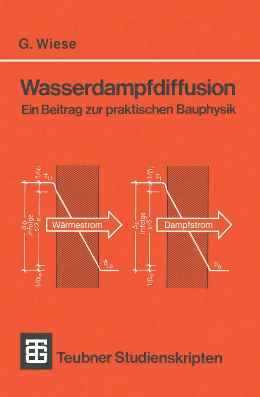 Wasserdampfdiffusion: Ein Beitrag zur praktischen Bauphysik: 66 (Teubner Studienskripten Bauwesen, 66)