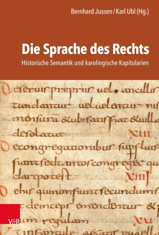Die Sprache des Rechts: Historische Semantik und karolingische Kapitularien (Historische Semantik, 33)