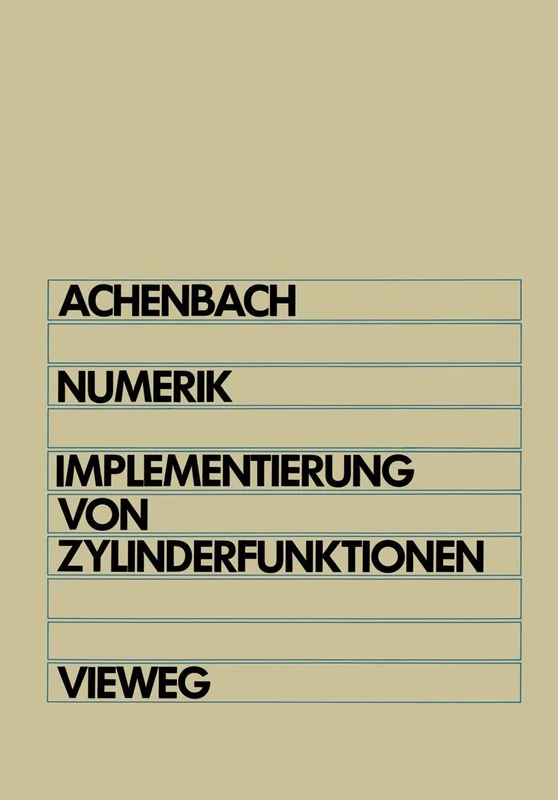 Numerik: Implementierung von Zylinderfunktionen - Image 1