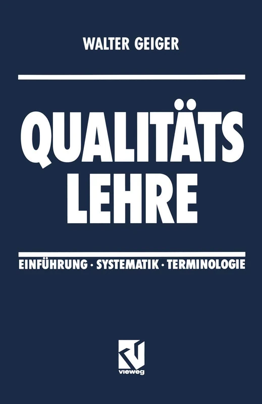 Qualitäts Lehre: Einführung · Systematik · Terminologie