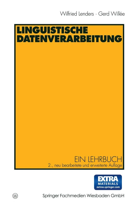 Linguistische Datenverarbeitung: Ein Lehrbuch