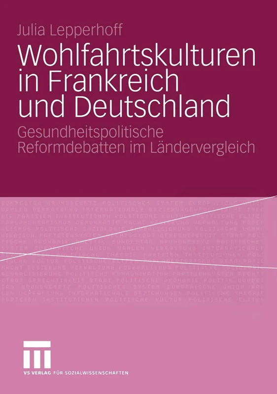 Wohlfahrtskulturen in Frankreich und Deutschland: Gesundheitspolitische Reformdebatten im Ländervergleich