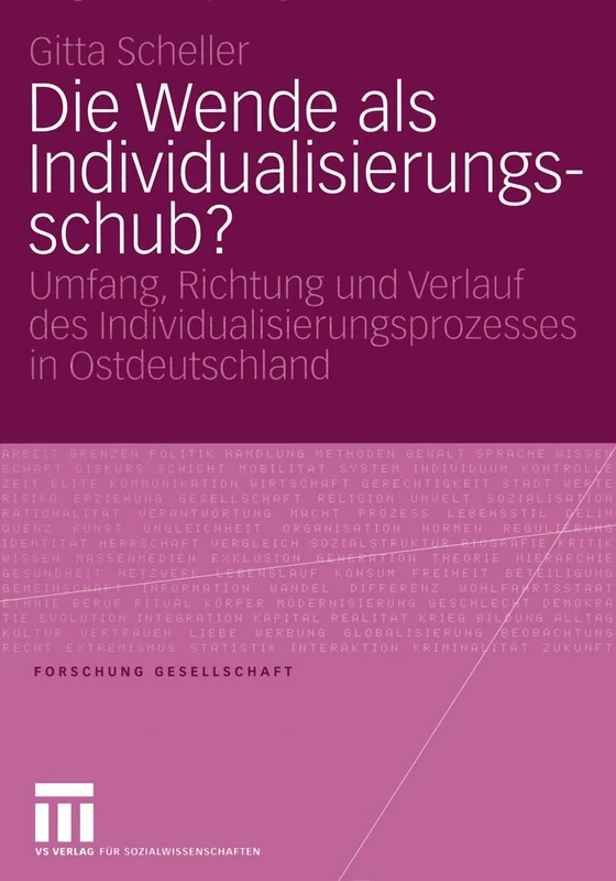 Die Wende als Individualisierungsschub?: Umfang, Richtung und Verlauf des Individualisierungsprozesses in Ostdeutschland (Forschung Gesellschaft)