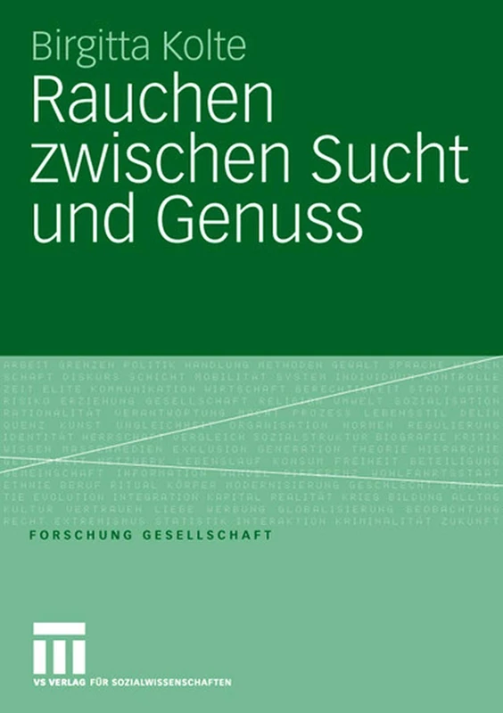 Rauchen zwischen Sucht und Genuss (Forschung Gesellschaft) - Image 1