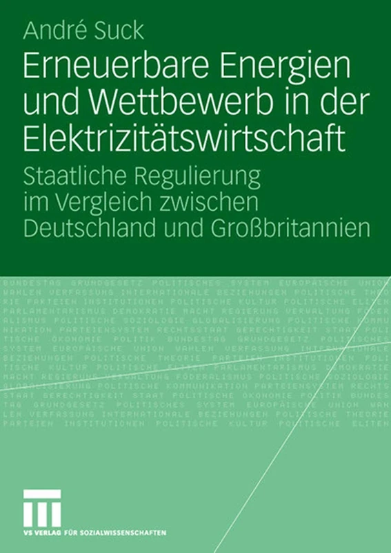 Erneuerbare Energien und Wettbewerb in der Elektrizitätswirtschaft: Staatliche Regulierung im Vergleich zwischen Deutschland und Großbritannien