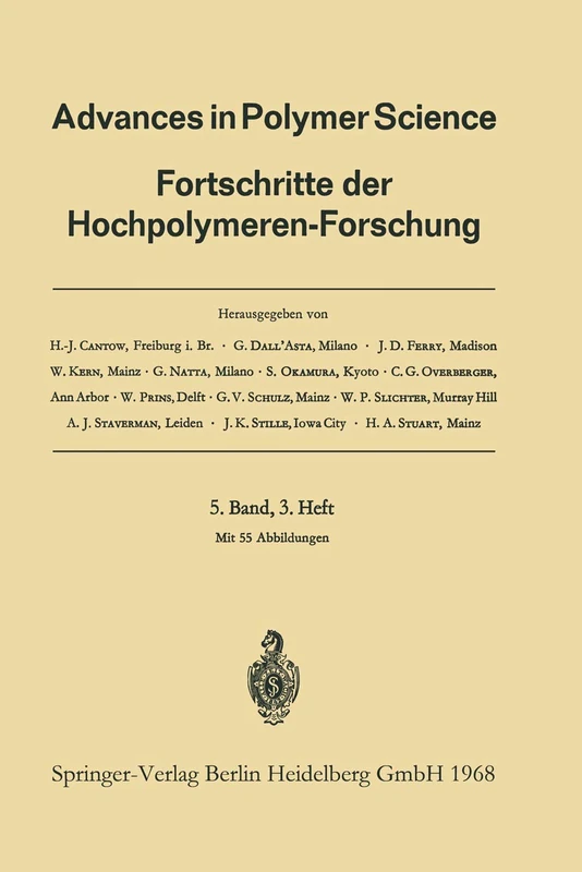 Advances in Polymer Science: Fortschritte der Hochpolymeren-Forschung: 5/3