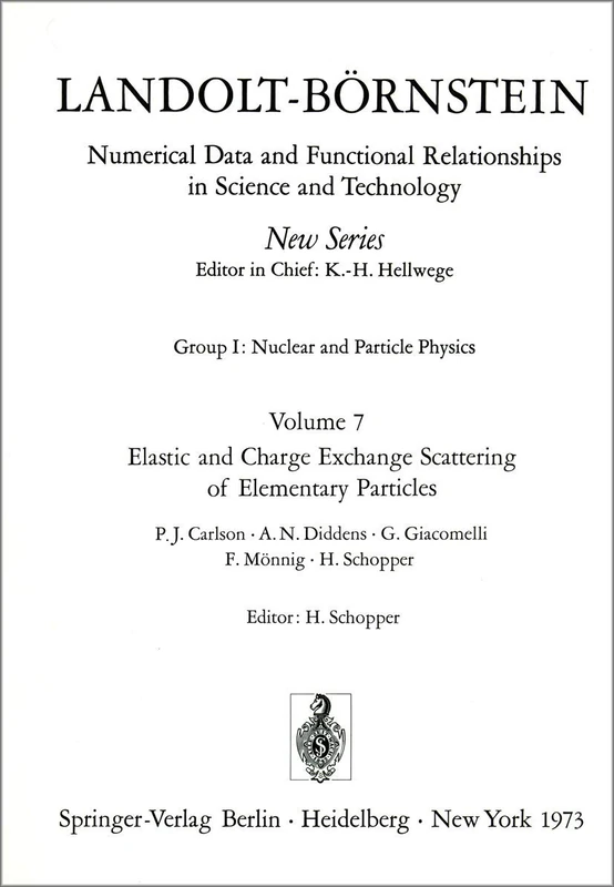 Springer - Elastic and Charge Exchange Scattering of Particles