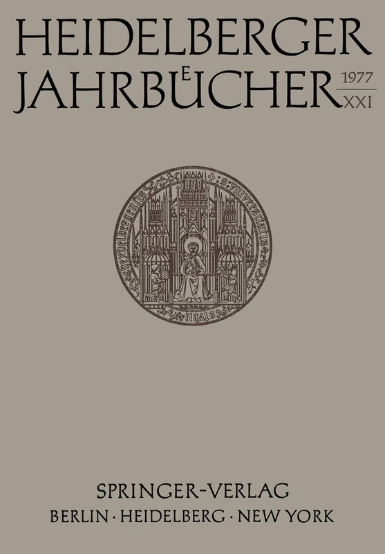 Heidelberger Jahrbücher: 21