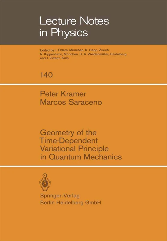 Geometry of the Time-Dependent Variational Principle in Quantum Mechanics: 140 (Lecture Notes in Physics, 140)