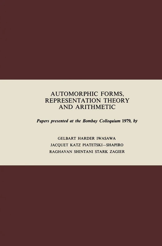 Springer - Automorphic Forms, Representation Theory and Arithmetic - Image 1