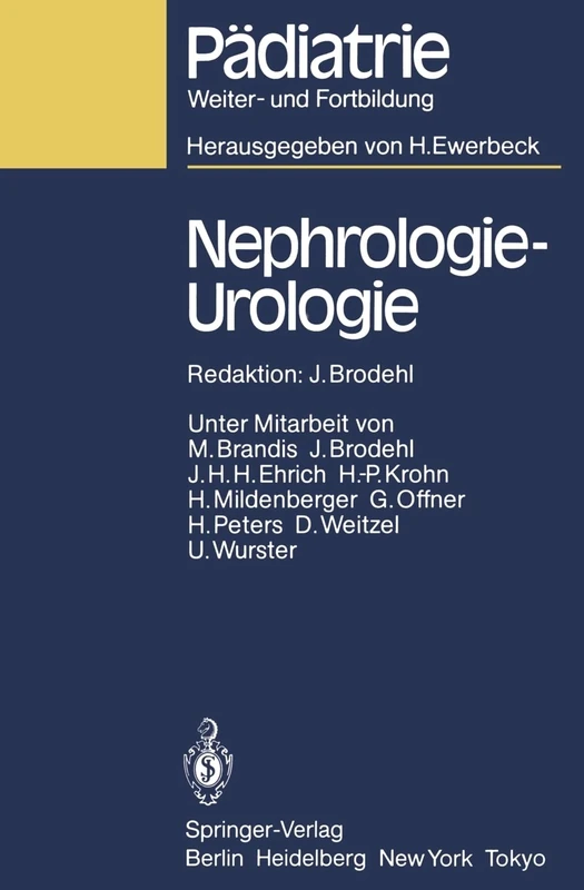 Nephrologie ― Urologie (Pädiatrie: Weiter- und Fortbildung)