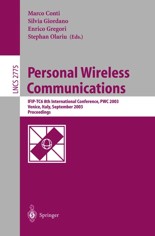 Springer Personal Wireless Communications PWC 2003 Proceedings