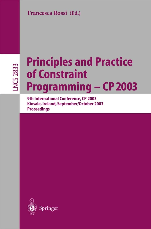 Springer Principles and Practice of Constraint Programming CP 2003