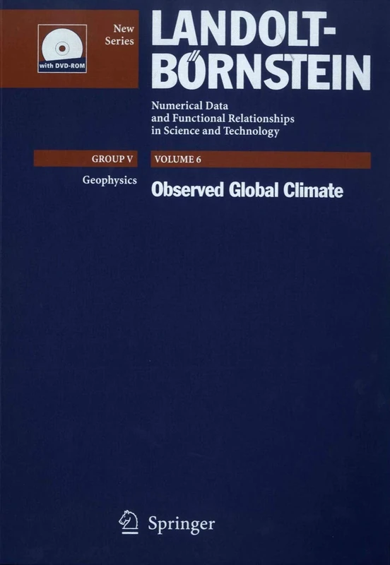 Observed Global Climate: 6 (Landolt-Börnstein: Numerical Data and Functional Relationships in Science and Technology - New Series, 6) - Image 1