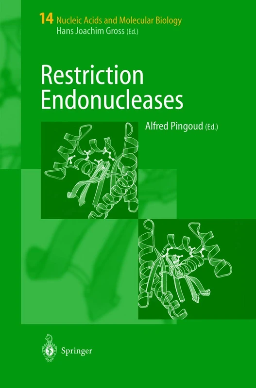 Restriction Endonucleases: 14 (Nucleic Acids and Molecular Biology, 14)