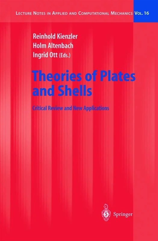 Springer Theories of Plates and Shells - Lecture Notes 16