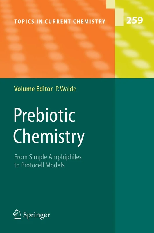 Springer Prebiotic Chemistry: Protocell Models Book - Image 1