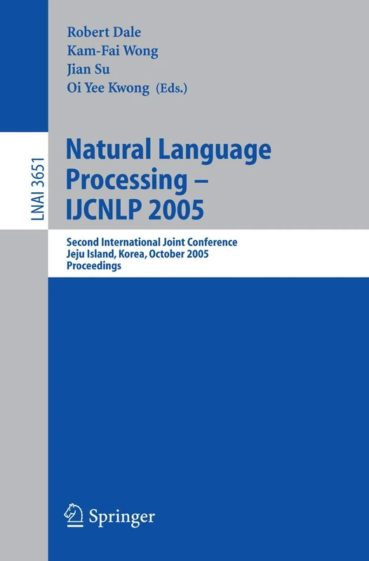 Springer Natural Language Processing IJCNLP 2005 Proceedings
